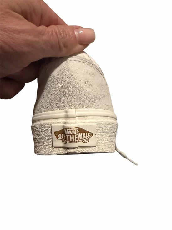 Vans Floral Canvas Low-Top Sneakers - Cream with Pink & Green Accents - Picture 4 of 5